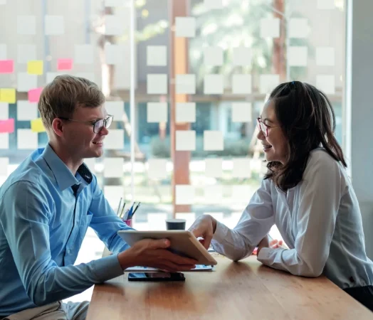 people in a meeting